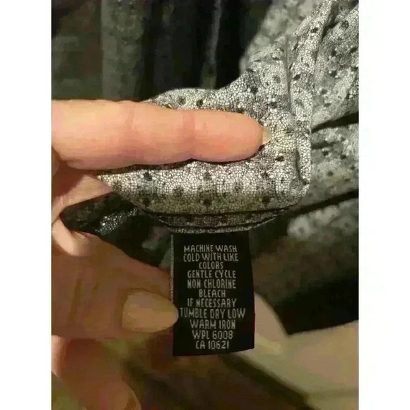 Panhandle Tuf Cooper Mens L Shirt Long Sleeve Button-Down Multicolor Blue Black - Picture 7 of 10